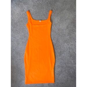 Orange dress